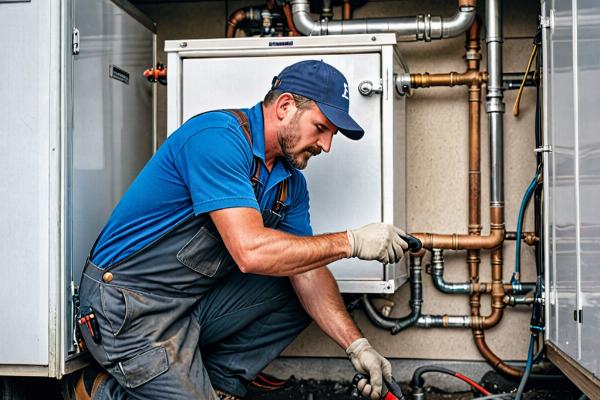 Plumbing repair work